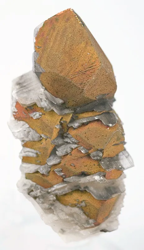 Chalcopyrite, Calcite image