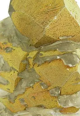 Chalcopyrite Coating Calcite - image 2