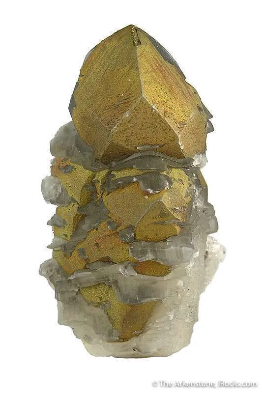 Chalcopyrite Coating Calcite image