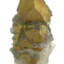 Chalcopyrite Coating Calcite - image 1