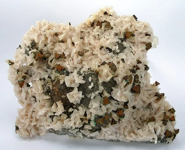 Chalcopyrite, Dolomite, Calcite image