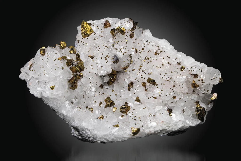 Chalcopyrite from Balmat mine at Balmat, Fowler, St. Lawrence County, New York, USA image