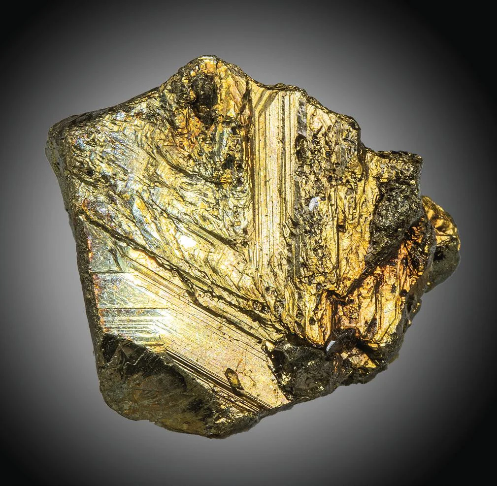 Chalcopyrite from Balmat mine at Balmat, Fowler, St. Lawrence County, New York, USA image