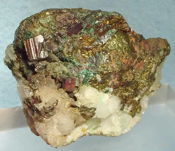 Chalcopyrite, Malachite, Pyrite - image 1