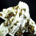 Chalcopyrite on Barite - image 1