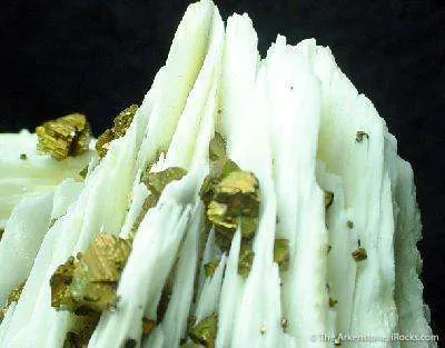 Chalcopyrite on Barite - image 2