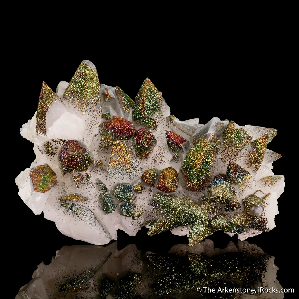 Chalcopyrite on Calcite - image 3