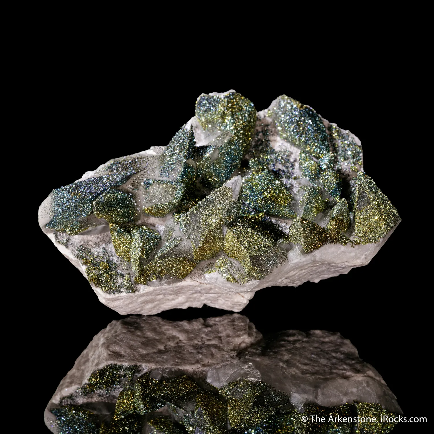 Chalcopyrite on Calcite - image 4