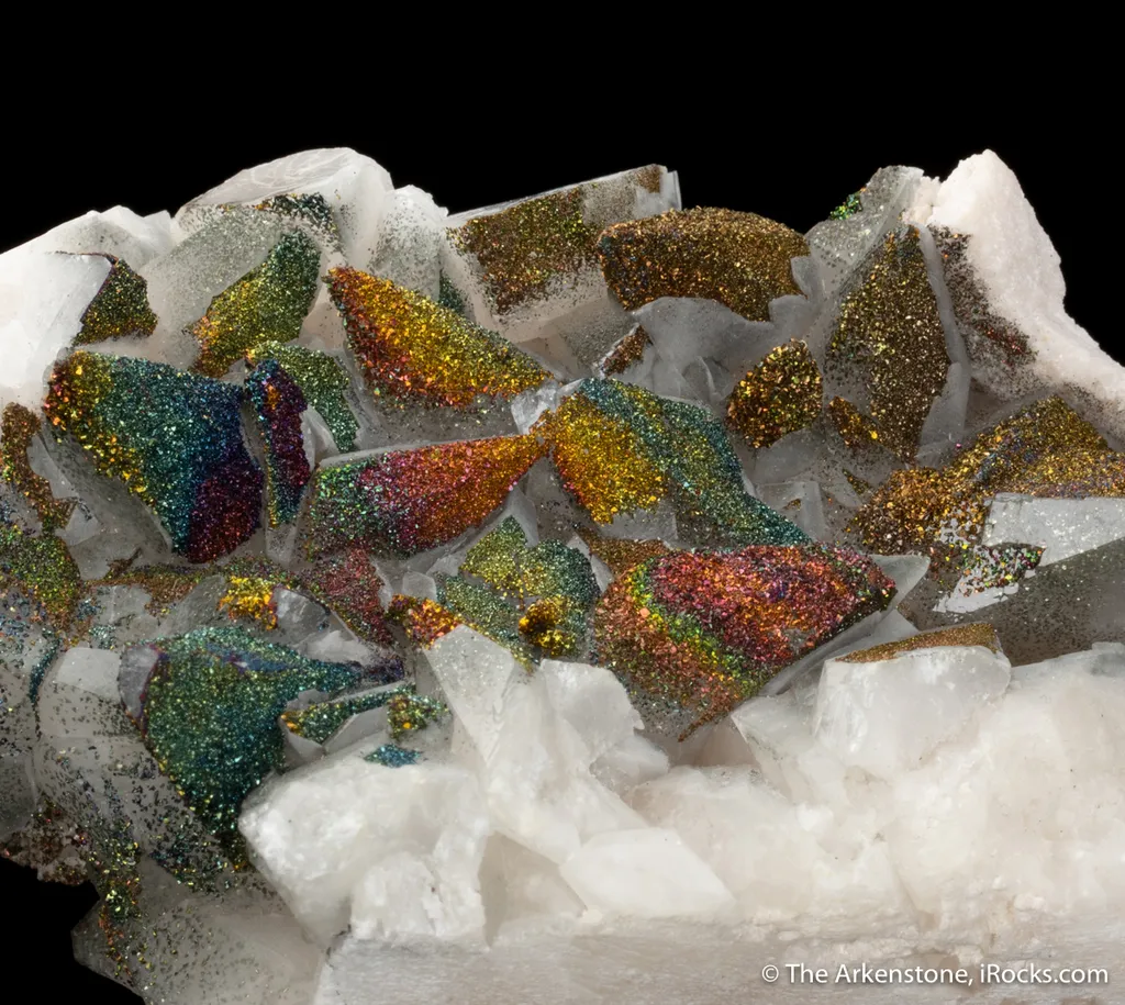 Chalcopyrite on Calcite - image 2