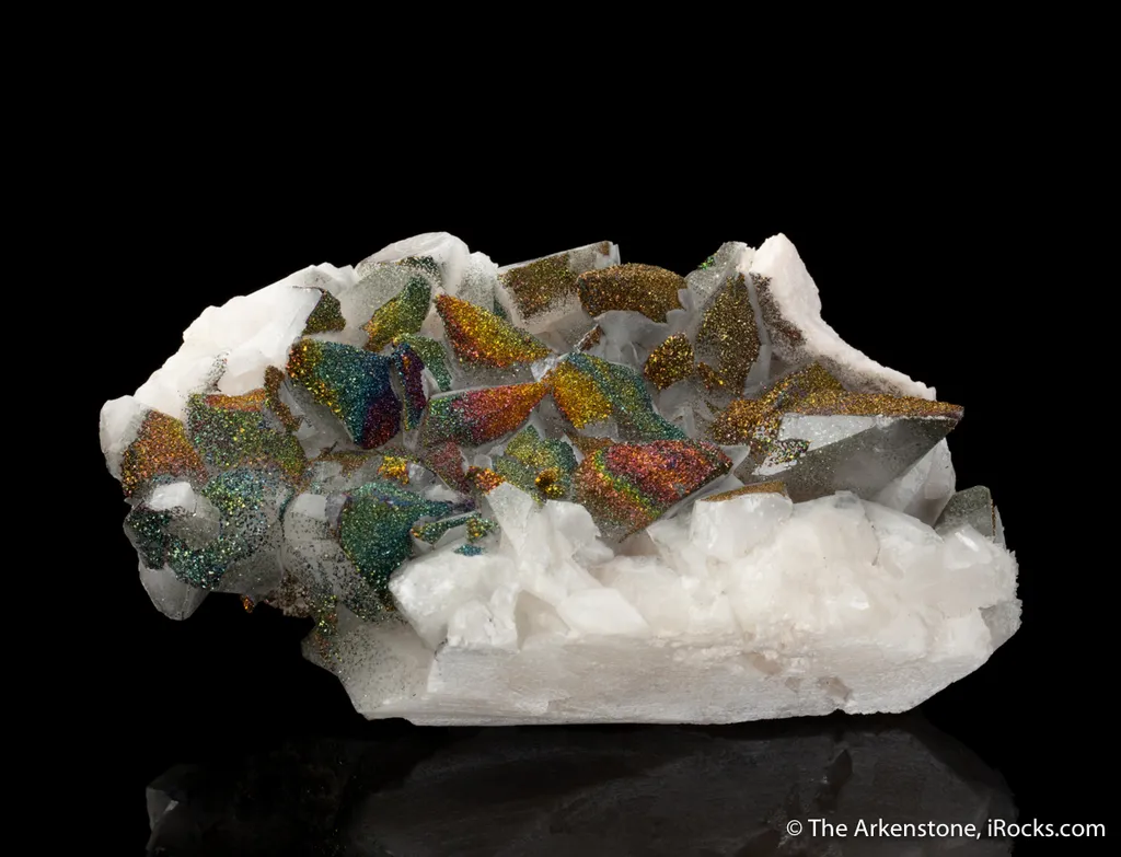 Chalcopyrite on Calcite image