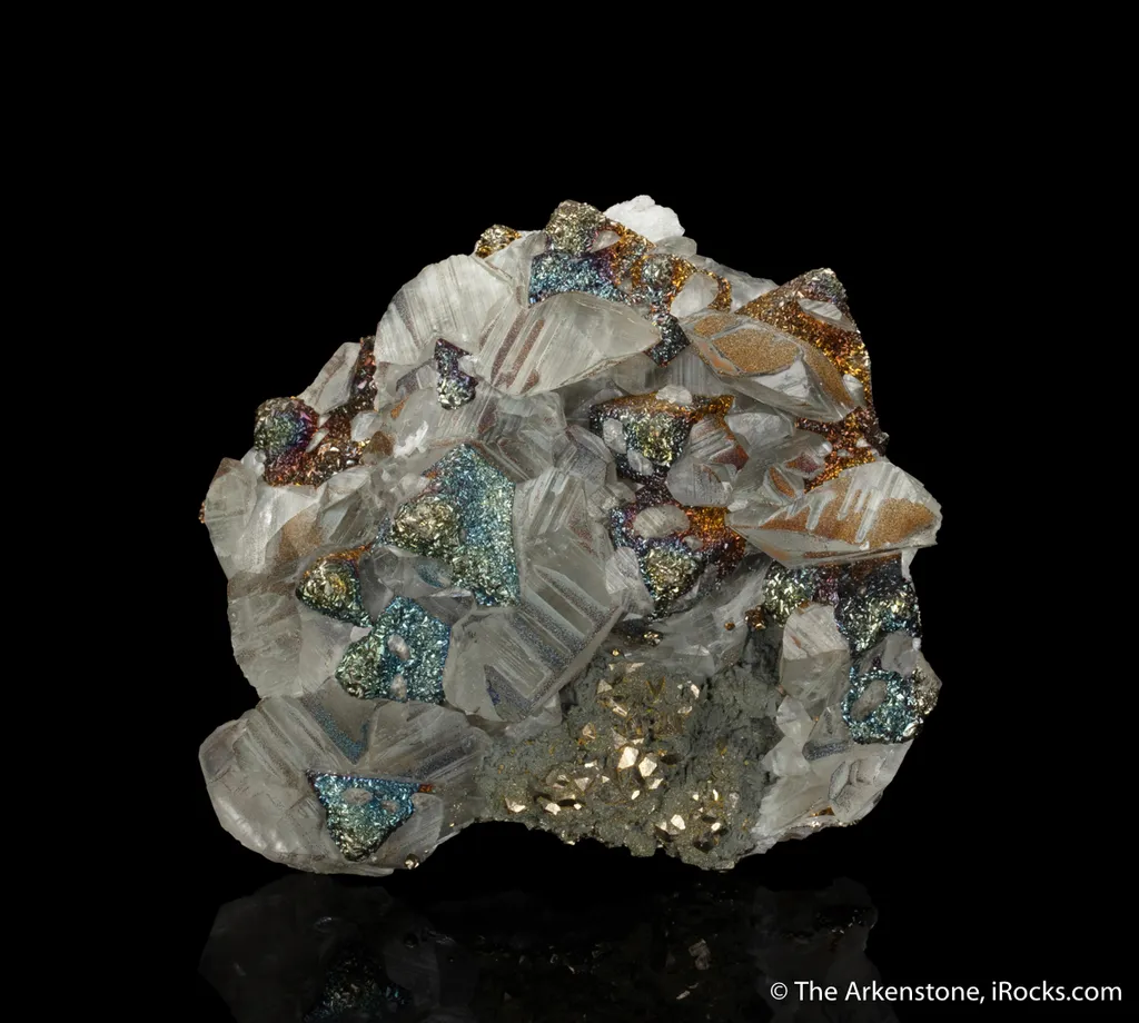 Chalcopyrite on Calcite image