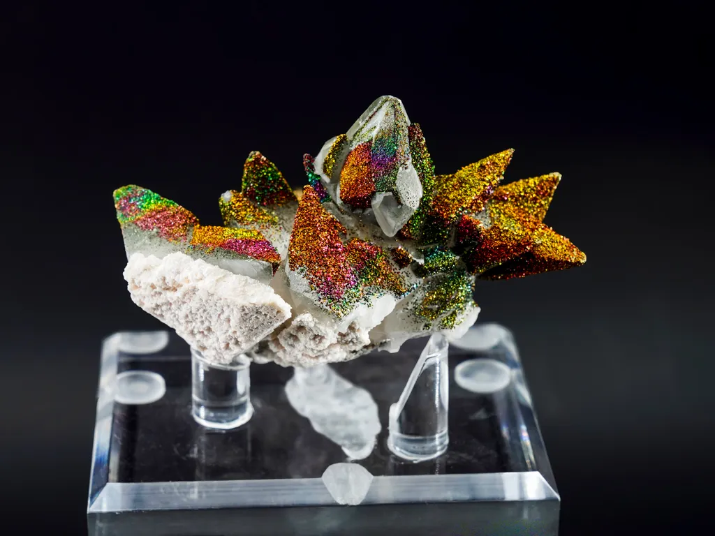 Chalcopyrite on Calcite image