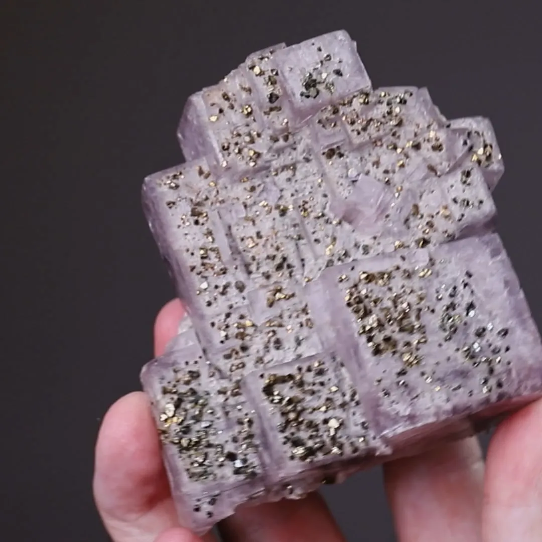 Chalcopyrite on Fluorite - image 2