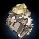 Chalcopyrite on Galena - image 2