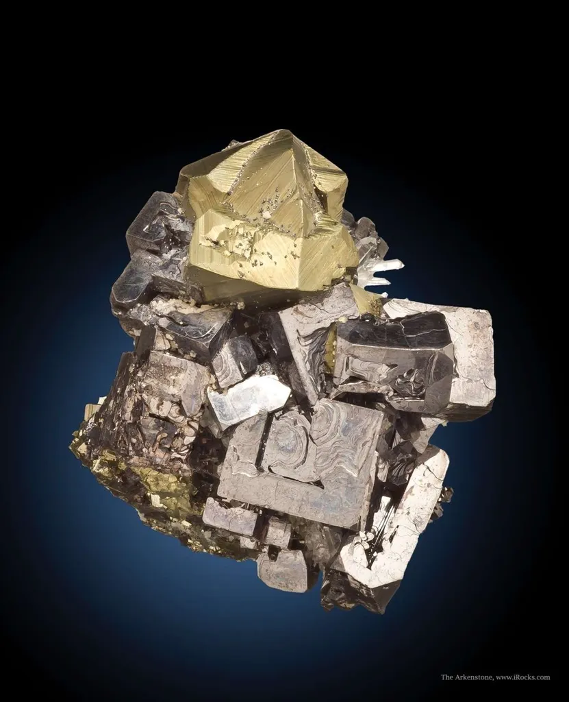Chalcopyrite on Galena image