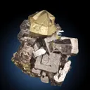 Chalcopyrite on Galena - image 1
