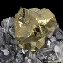 Chalcopyrite on Galena and Quartz with Pyrite - image 4