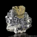 Chalcopyrite on Galena and Quartz with Pyrite - image 3