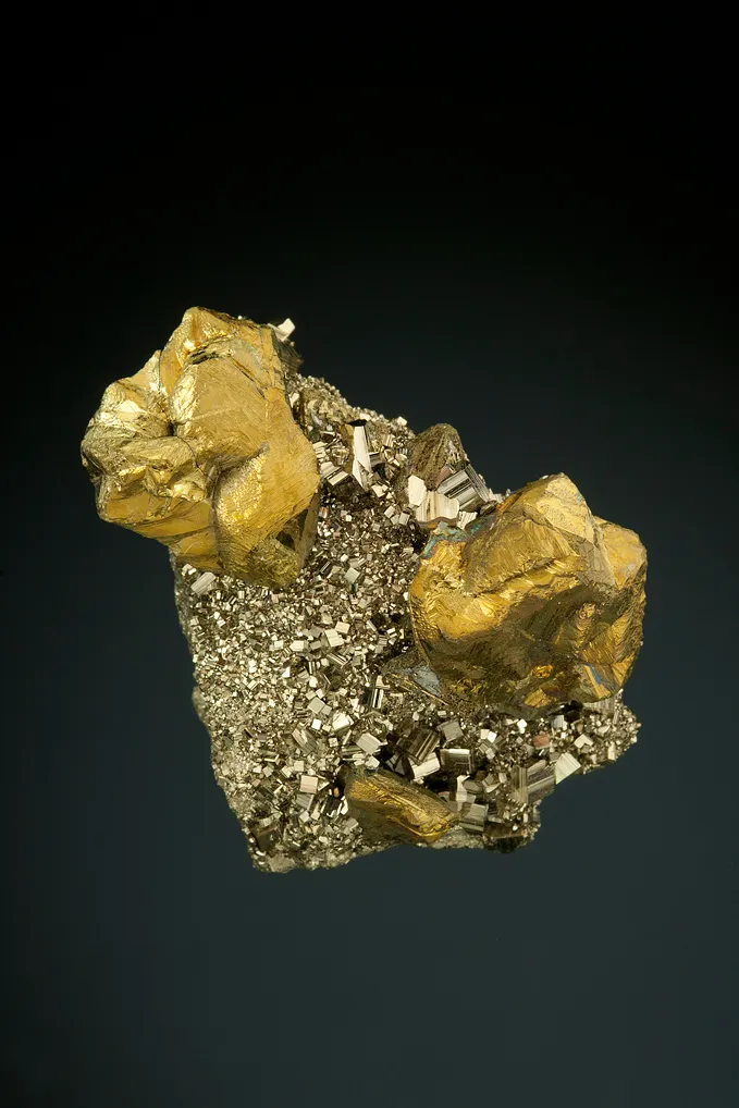 Chalcopyrite on Pyrite image