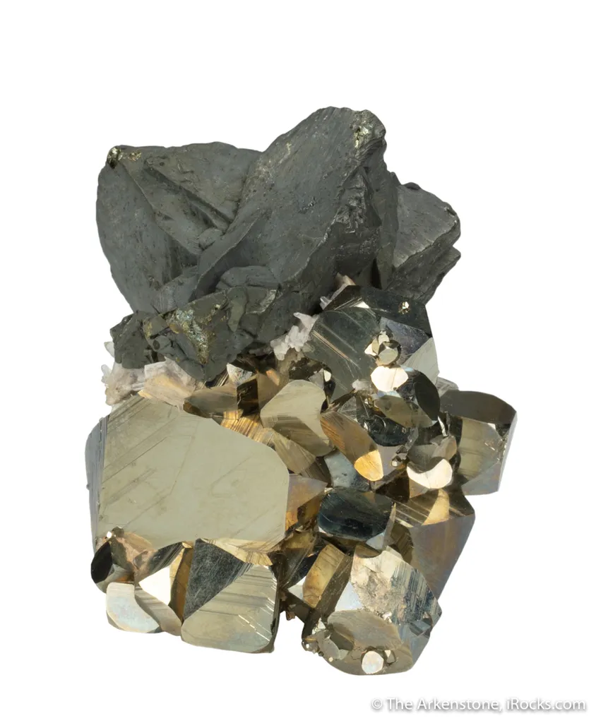 Chalcopyrite on Pyrite with Quartz and Dolomite - image 5