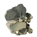 Chalcopyrite on Pyrite with Quartz and Dolomite - image 4