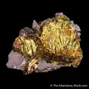 Chalcopyrite on Quartz - image 4
