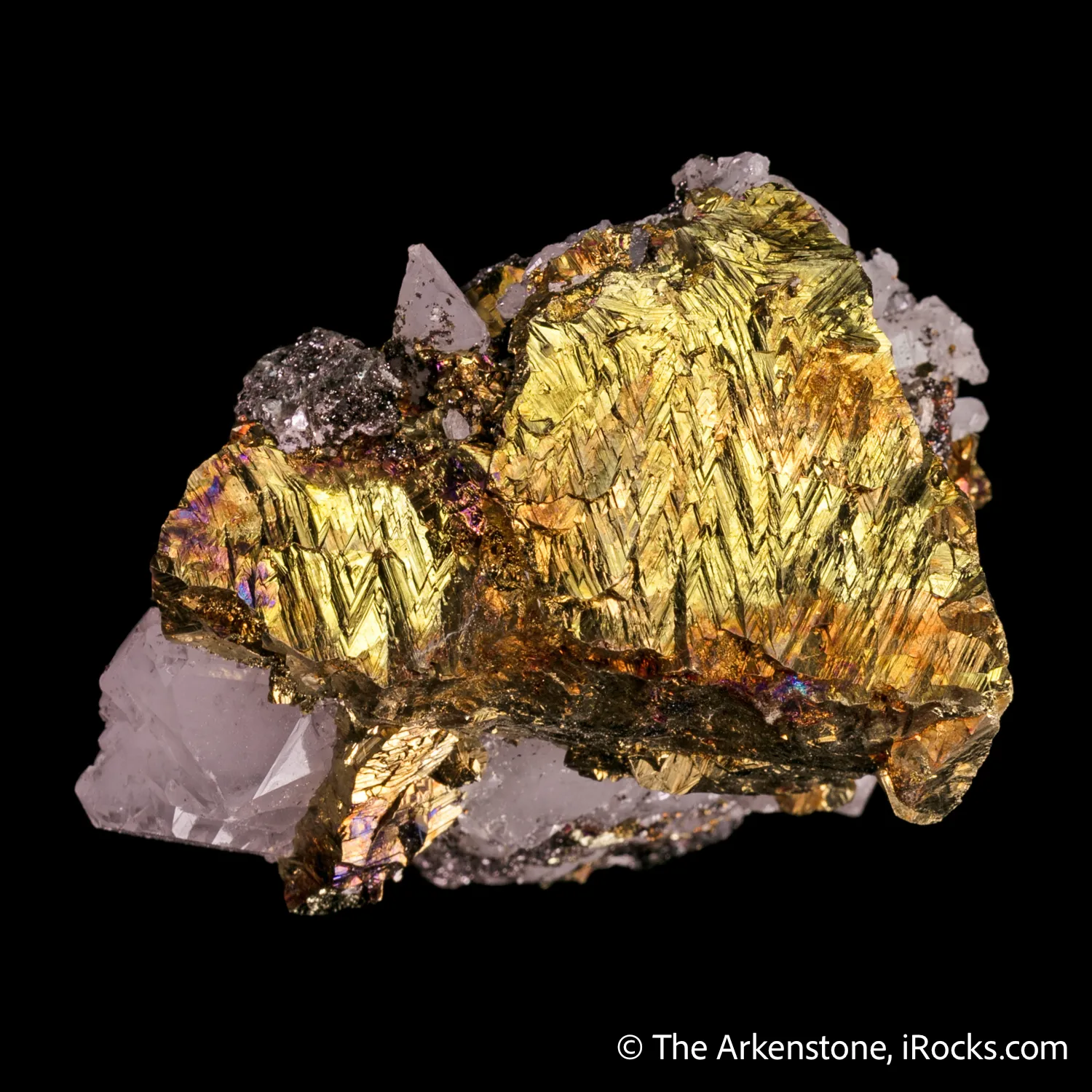Chalcopyrite on Quartz - image 4