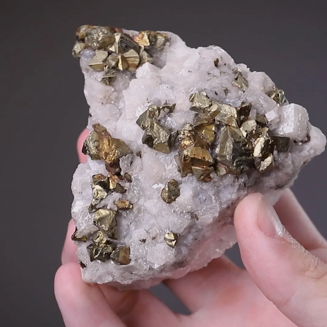 Chalcopyrite on Quartz - image 2