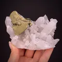 Chalcopyrite on Quartz - image 1