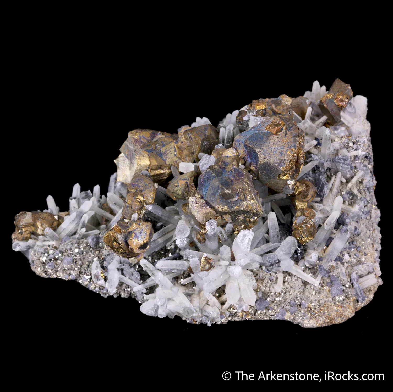 Chalcopyrite on Quartz - image 4