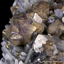 Chalcopyrite on Quartz - image 1
