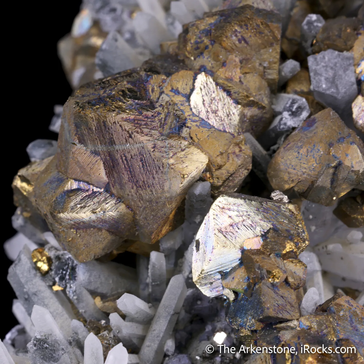 Chalcopyrite on Quartz - image 1