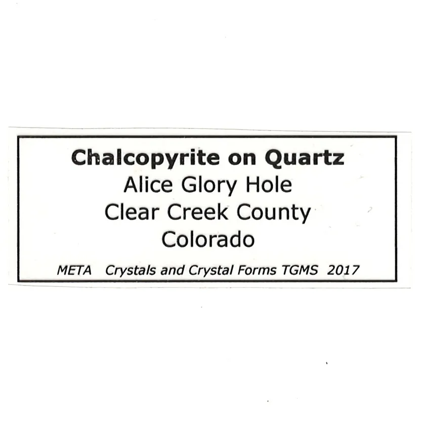 Chalcopyrite on Quartz (repaired) - image 5