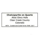 Chalcopyrite on Quartz (repaired) - image 5