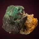Chalcopyrite on Quartz (repaired) - image 1