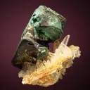 Chalcopyrite on Quartz (repaired) - image 4