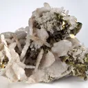 Chalcopyrite on Quartz With Calcite - image 2