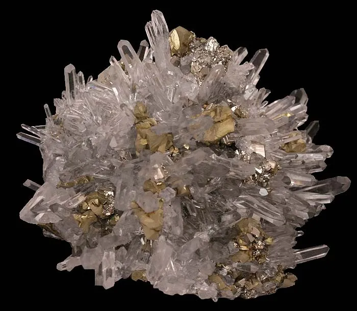 Chalcopyrite, Quartz image