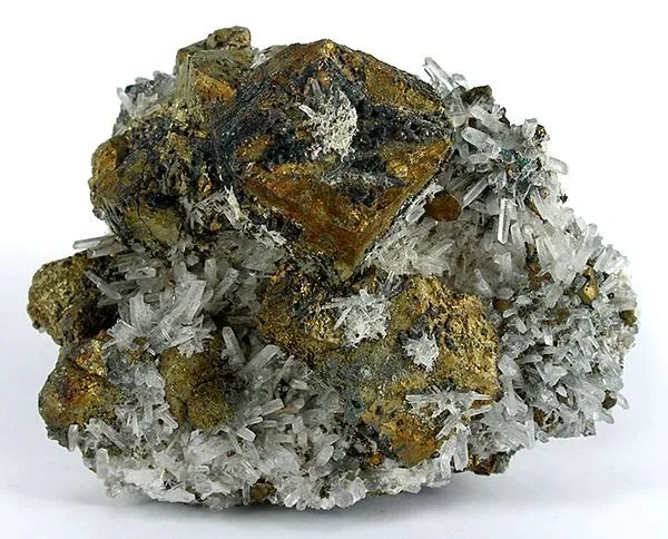 Chalcopyrite, Quartz image