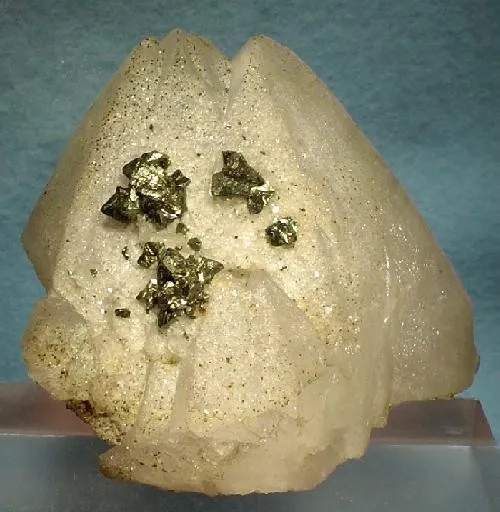 Chalcopyrite, Quartz image