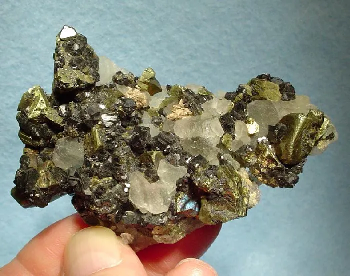 Chalcopyrite, Sphalerite, Calcite image