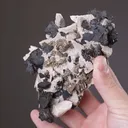 Chalcopyrite with Calcite and Pyrite - image 2