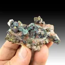 Chalcopyrite with Calcite, Hematite - image 1