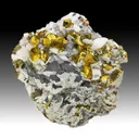 Chalcopyrite with Calcite, Sphalerite - image 1