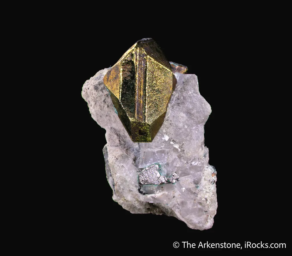 Chalcopyrite with Carrollite and Calcite - image 4
