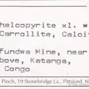Chalcopyrite with Carrollite and Calcite - image 6