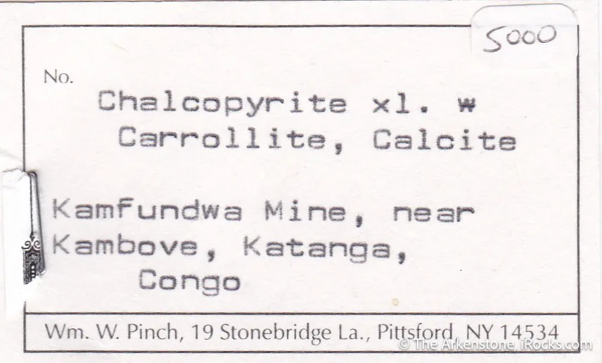Chalcopyrite with Carrollite and Calcite - image 6
