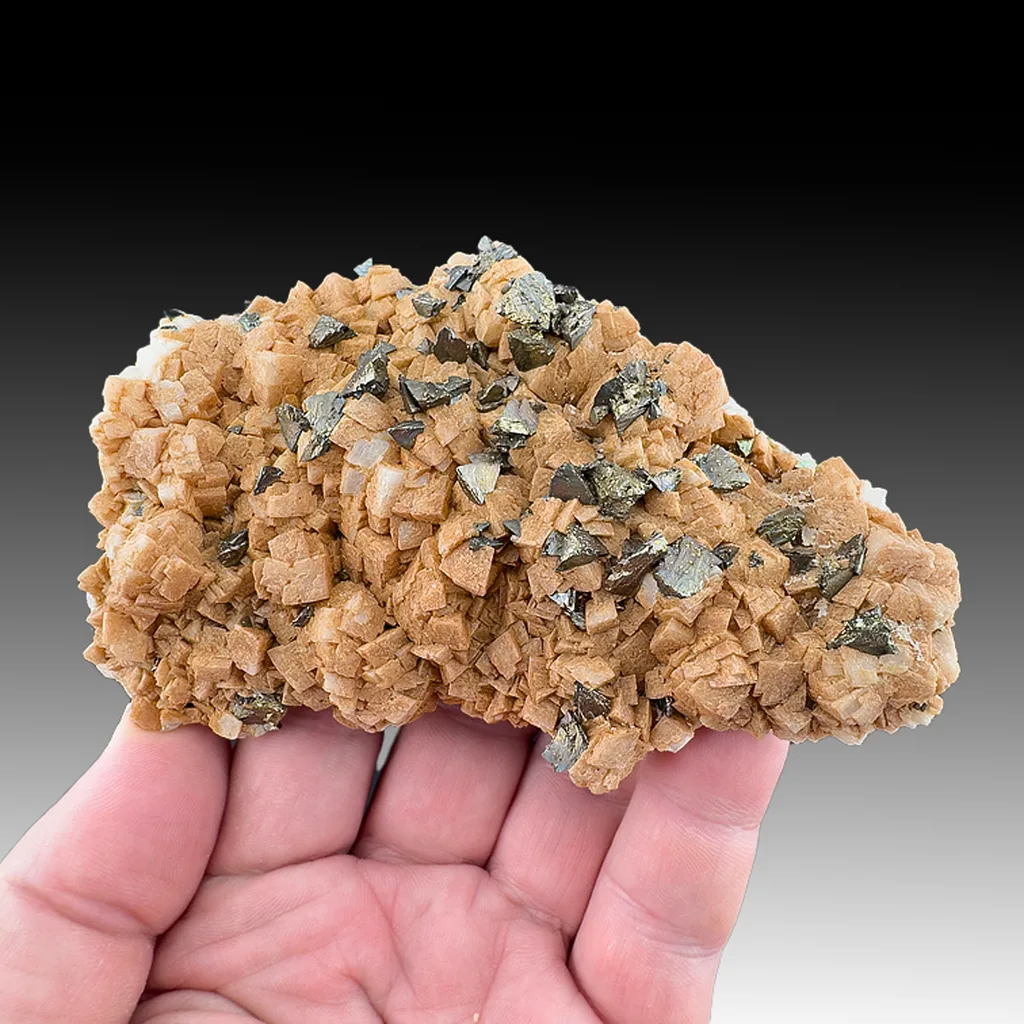 Chalcopyrite with Dolomite, Barite - image 1
