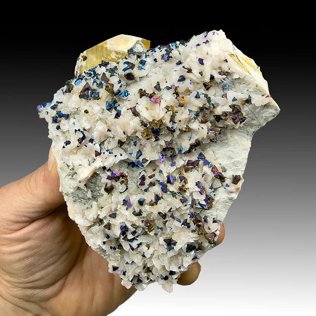 Chalcopyrite with Dolomite, Calcite - image 1