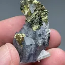 Chalcopyrite with Fluorite, Jamesonite inclusions - image 2